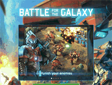 Tablet Screenshot of battleforthegalaxy.com